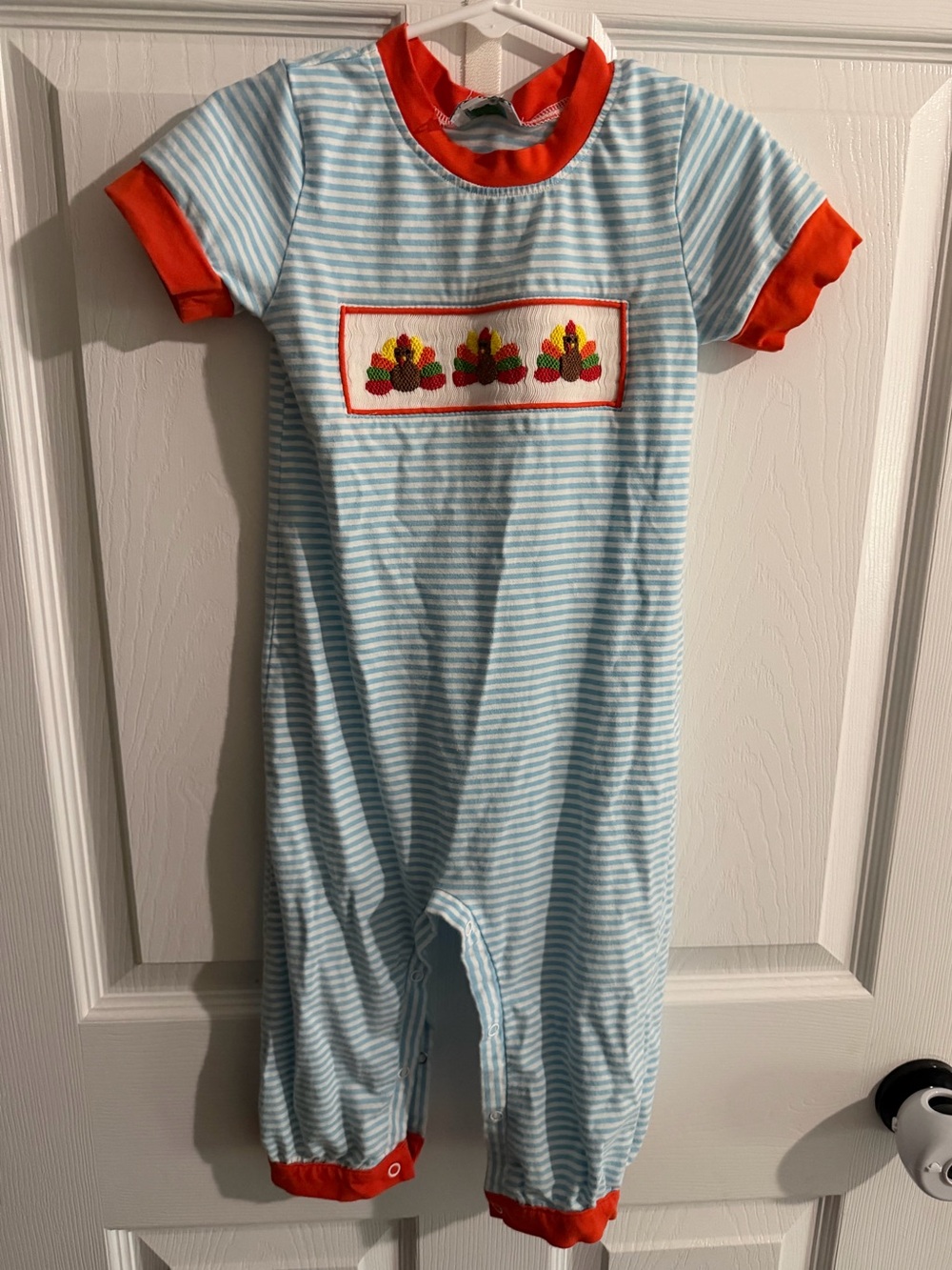 Busy Bee Smocks Turkey Romper